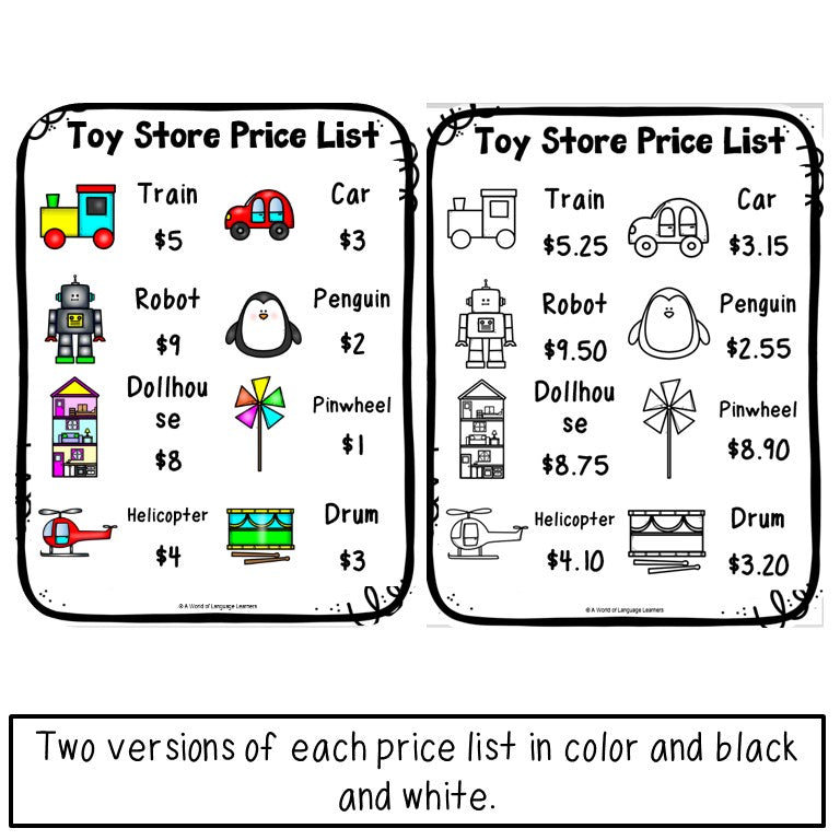 Math Word Problem Activities Bundle