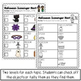 Halloween Scavenger Hunts