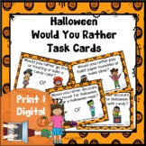 Would You Rather Questions Halloween Print and Digital