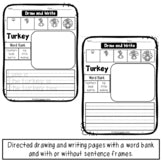 Thanksgiving Directed Drawing and Writing