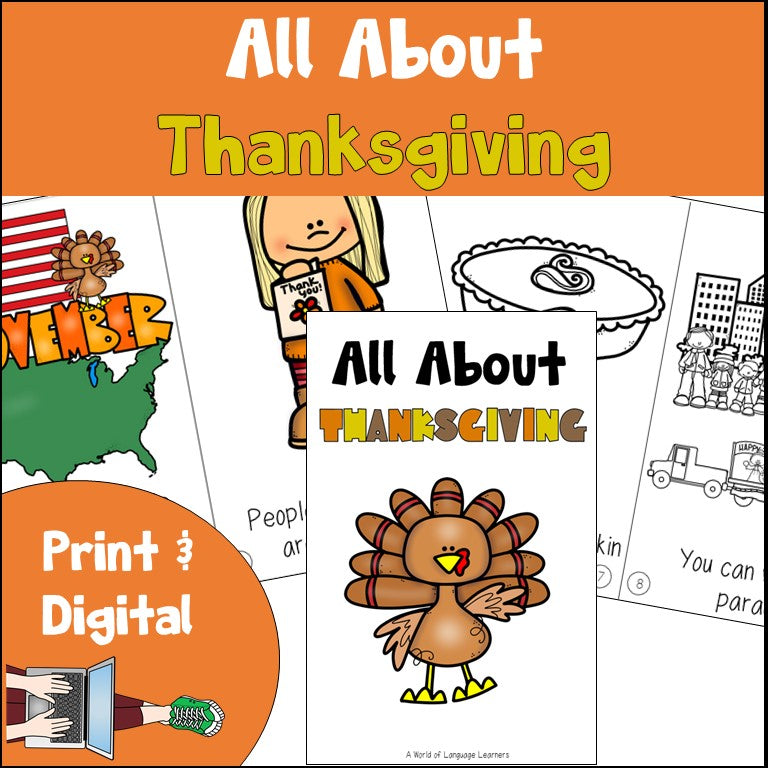 Thanksgiving Book Print and Digital