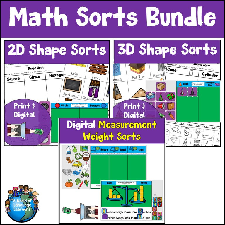 Math Sorts Bundle