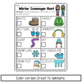 Winter Scavenger Hunts