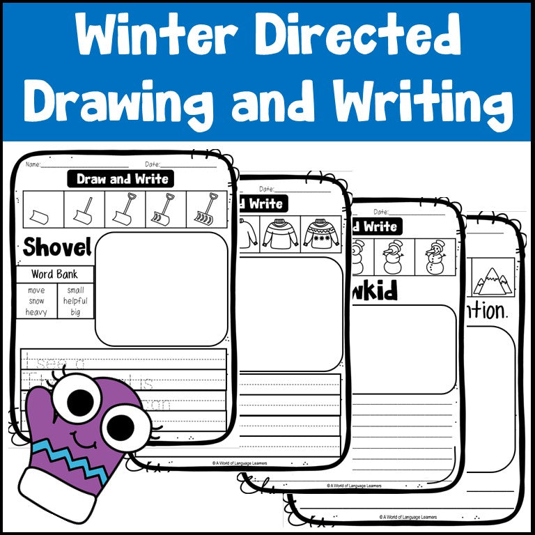 Winter Directed Drawing and Writing