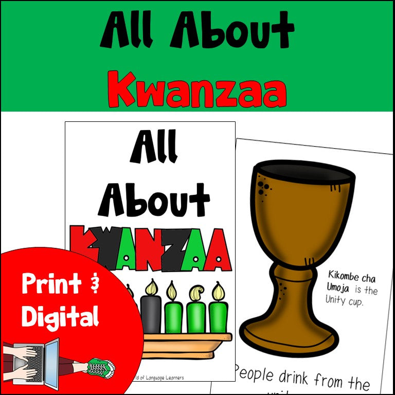 Kwanzaa Book Print and Digital