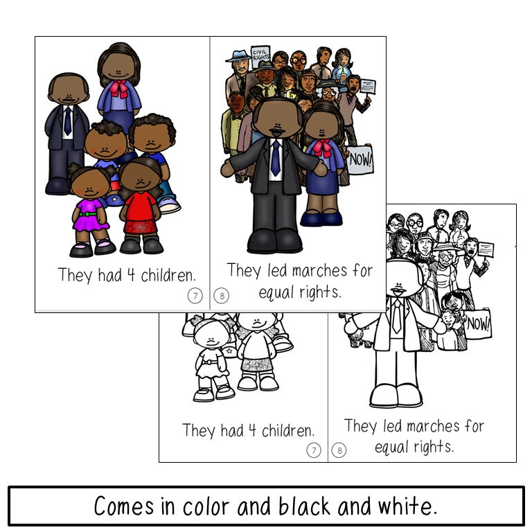 Martin Luther King Jr Book Print and Digital