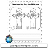 Valentine's Day Spot the Difference Activities