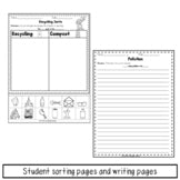 Earth Day Recycling and Pollution sorts Print and Digital