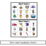 Short Vowel Winter Color by Code