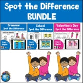Spot the Difference Bundle | Compare and Contrast Task Cards and Worksheets