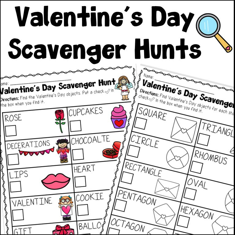 Valentine's Day Scavenger Hunts