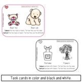 Valentine's Day Compare and Contrast Picture Task Cards