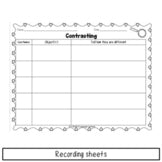 Valentine's Day Compare and Contrast Picture Task Cards