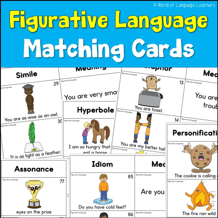 Figurative Language Matching Cards