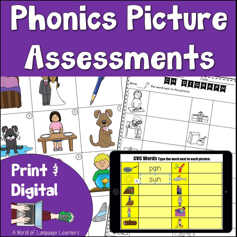 Picture Phonics Assessments Bundle