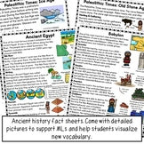 Ancient History Fact Sheets & Fold Books