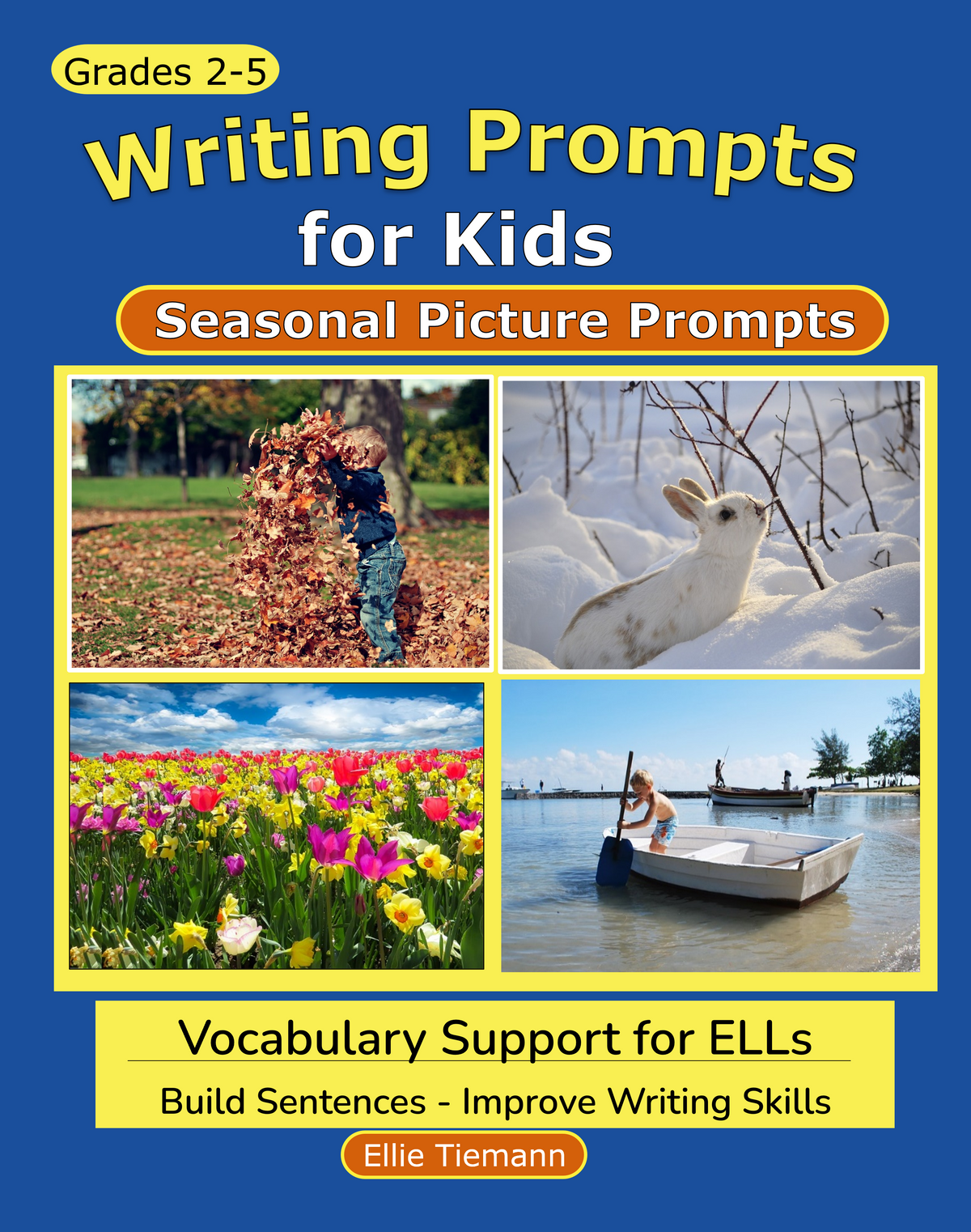 Writing Prompts for Kids: Season Pictures Workbook - Instant Download